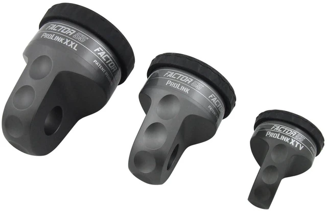 Alt view image 4 of 7 - Factor 55 ProLink Winch Shackle Mount for Large Overland and Military-Style Vehicles, Fits Lines Up to 1/2" Diameter - Black
