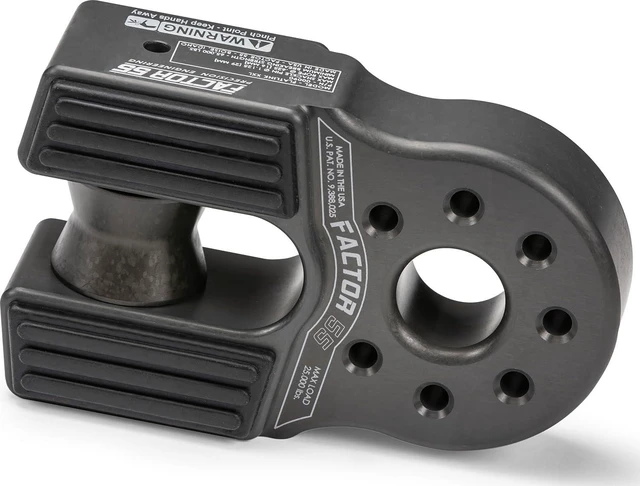 Main image of Factor 55 Flatlink XXL Shackle Mount Winch, Designed for use Steel or Synthetic Ropes up to 26,000 lbs - Gray