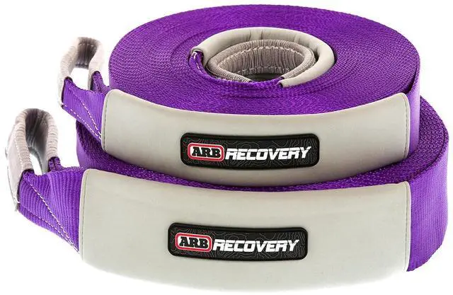Alt view image 4 of 5 - ARB725LB Winch Extension Strap Breaking strength 7,983 kg 9,900 lbs length 20 m 66 ft Width 3 inches, Ideal for extending the length of your winch's cable when anchor point is out of reach.