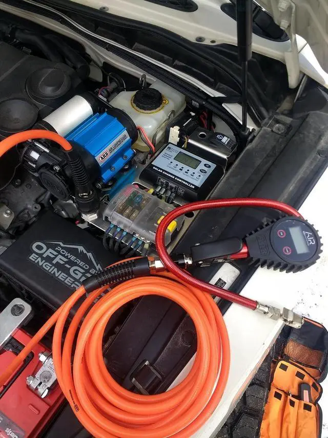 Alt view image 3 of 7 - ARB Portable Tire Inflation Kit with Digital Pressure Gauge Bundle. Ideal for having tires in perfect condition while off roading with optimized tire pressure