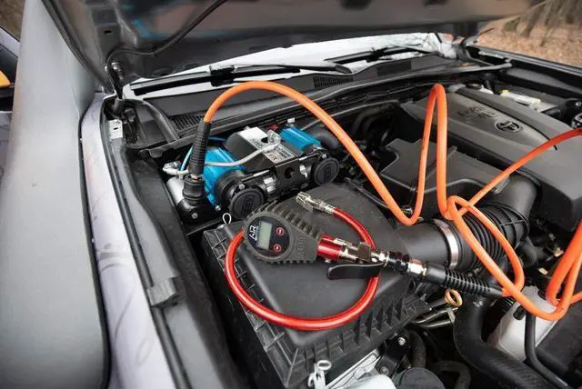Alt view image 5 of 7 - ARB Portable Tire Inflation Kit with Digital Pressure Gauge Bundle. Ideal for having tires in perfect condition while off roading with optimized tire pressure
