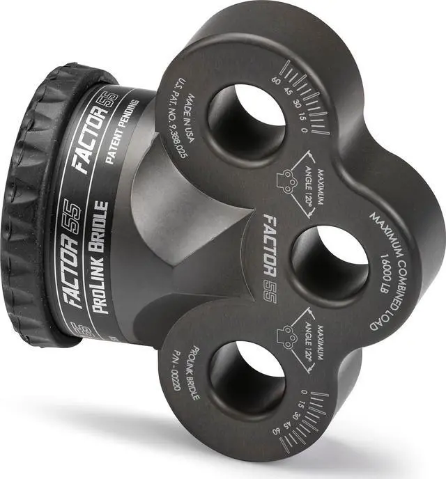 Main image of Factor 55 Prolink Bridle 3 Individual Shackle Mount Holes, Capacity: 16,000 lbs - Gray