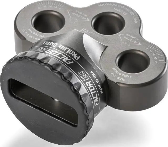 Alt view image 5 of 5 - Factor 55 Prolink Bridle 3 Individual Shackle Mount Holes, Capacity: 16,000 lbs - Gray