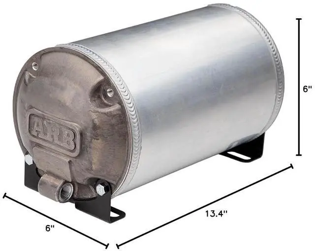 Alt view image 7 of 7 - ARB 171507 4 Litre Aluminium Air Tank for Air Compressors, over 1 gallon, On-Board Installation Ready