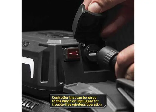 Alt view image 4 of 7 - Smittybilt X2O Gen3 10K Winch with Synthetic Rope - SB98810
