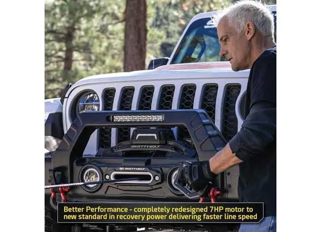 Alt view image 7 of 7 - Smittybilt X2O Gen3 10K Winch with Synthetic Rope - SB98810