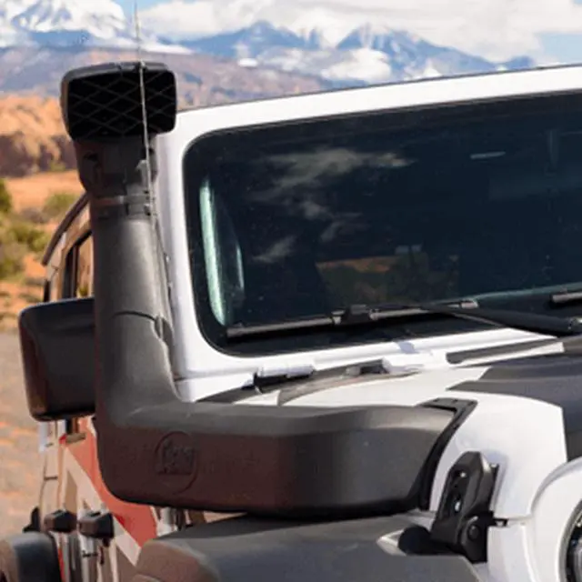 Alt view image 4 of 6 - ARB SS1080HF Safari Snorkel Air Intake kit V-SPEC For Jeep Gladiator 2020-2021 / Wrangler 2018-2021, Ideal for protecting your engine from dust, water while traveling along extreme conditions
