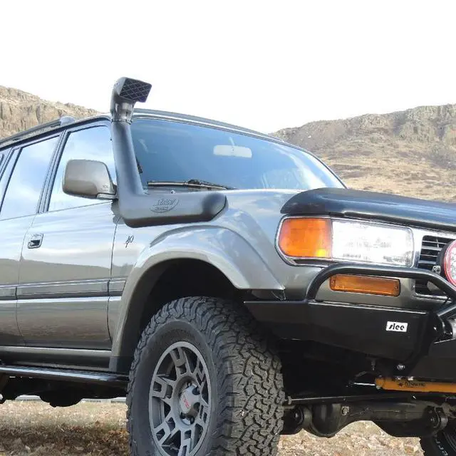 Alt view image 4 of 5 - ARB SS81HF Safari Snorkel Air Intake kit R-SPEC For Toyota Prado, Ideal for protecting your engine from dust, water while traveling along extreme conditions