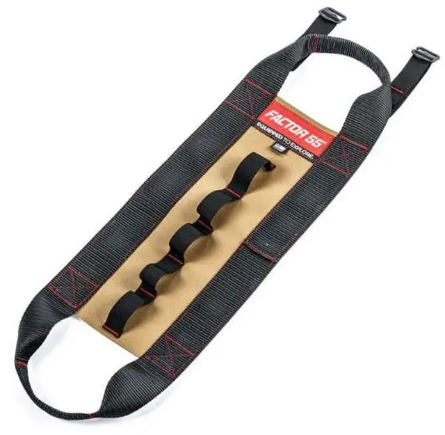 Main image of Factor 55 00498 Rope wrap (Without Rope or Shackles) Made from 2 Industrial Polyester Webbing, which are Attached with highstrength Box Stitching for Maximum Durability