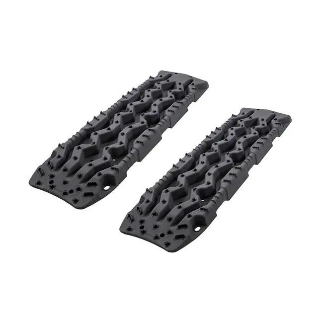 Alt view image 2 of 7 - TRED PRO TREDPROGG Recovery Boards Traction Tracks with Teeth, EXOTRED Composite Construction SIPE-LOCK Grip Profile. Ideal for unstocking your 4x4 vehicle Gunmetal/Black