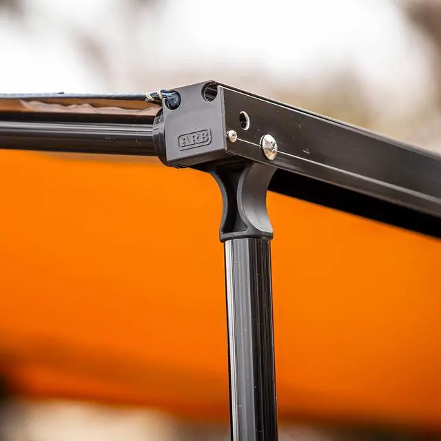 Alt view image 6 of 7 - ARB 4x4 Accessories 814412 Retractable Black Aluminium Awning with Led Light Strip Included 2500x2500mm 8.2 x 8.2 feet Ideal for 4x4 Off Road Adventures, Camping, Outdoor Experience