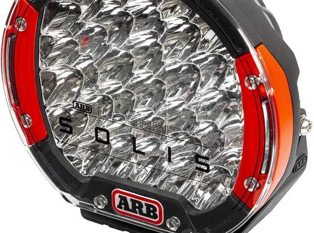 Alt view image 2 of 7 - ARB INTENSITY SOLIS SJB36S 36 LEDS DRIVING LIGHT, SPOT BEAM with RED and BLACK INTERCHANGEABLE BEZELS 9 INCHES, INDIVIDUAL