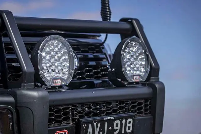 Alt view image 6 of 7 - ARB INTENSITY SOLIS SJB36S 36 LEDS DRIVING LIGHT, SPOT BEAM with RED and BLACK INTERCHANGEABLE BEZELS 9 INCHES, INDIVIDUAL