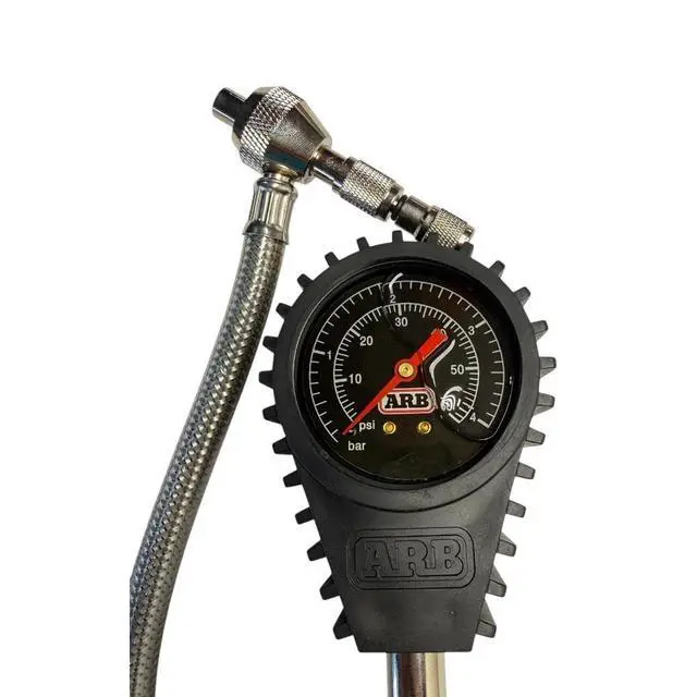 Alt view image 5 of 7 - ARB ARB600A Updated Analogue Design E-Z Deflator Kit PSI/BAR Tire Pressure Gauge Rapid Air Down for 4x4 Offroad Adventures Include Recovery Gear Pouch - 2026 Launched