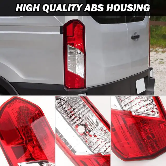 Alt view image 4 of 6 - Tail Light For Ford Transit T150 T250 T350 350HD 2015-2020,Tail Light Assembly Ford Transit Rear Tail Lamp Left Driver SideW/O Bulb