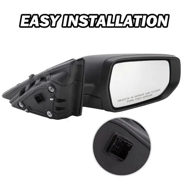 Alt view image 4 of 7 - Passenger Side View Mirror Compatible with Chevy Malibu 2016 2017 2018 2019 2020 2021 2022 Mirrors Non Heated Without Signal Light Manual Folding Right