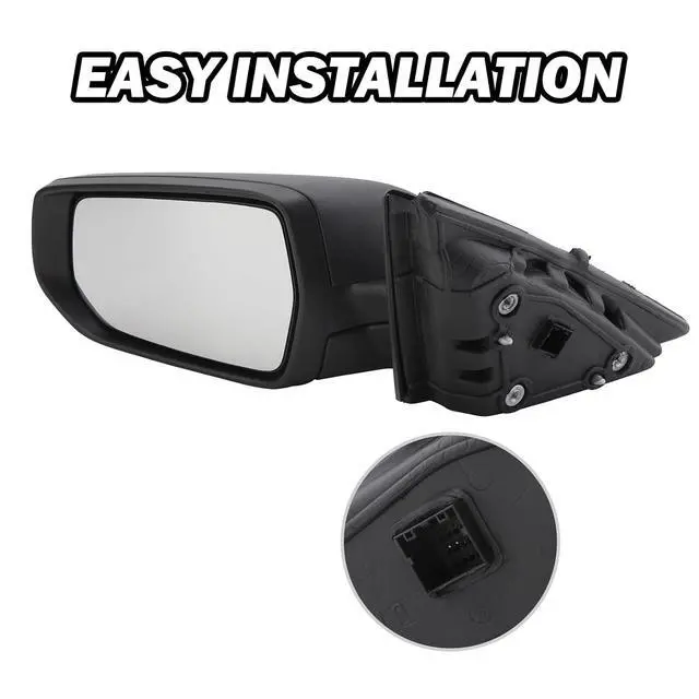 Alt view image 3 of 7 - Driver Side View Mirror Compatible with Chevy Malibu 2016 2017 2018 2019 2020 2021 2022 Non Heated Without Signal Light Manual Folding LH