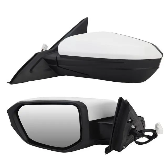 Main image of Driver Side View Mirror Compatible with 2016-2021 Honda Civic Power Heated,Civic Side Mirror Left Replace# 76258TBAC02ZA, 5Pins-HeatedPaintable White