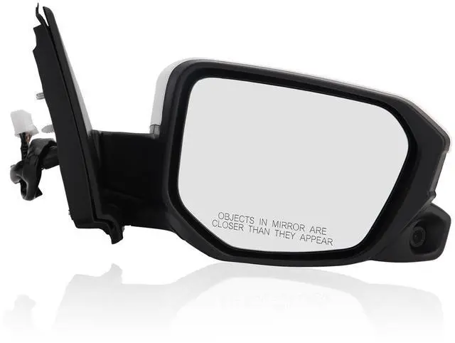 Main image of Passenger Side Mirror Compatible with 2016 2017 2018 2019 2020 2021 Honda Civic Sedan/Coupe/Hatchback Lx/Ex/Sport Mirror with View Camera Power Heated (Paintable White)