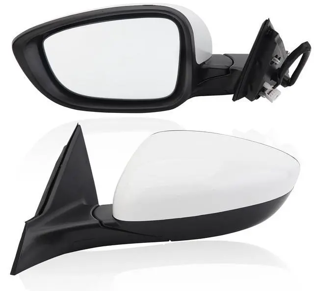 Main image of Honda Accord Door Mirror Compatible with 2018 2019 2020 2021 2022 Honda Accord Driver Side Mirror White Non Heated Without Signal Light 76258TVEH01