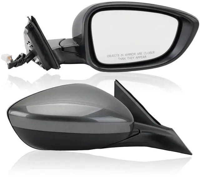 Main image of Right Passenger Side Mirror Compatible with Honda Accord 2018 2019 2020 2021 Mirrors with Power,Non-Heated,Sport 1.5T, Repalce 76258-TVA-A02 HO1320328, Grey