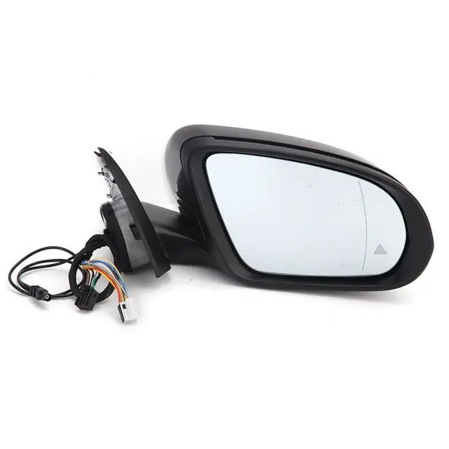 Alt view image 2 of 7 - W205 Side Mirror for 2015-2021 Mercedes Benz C Class C180 C260 C300,Mercedes Passenger Side Door Mirror with Electrical Folding/Blind Spot/Heated/LED Turning Signal Light/Memory/Puddle Lights Black