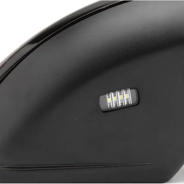 Alt view image 3 of 7 - W205 Side Mirror for 2015-2021 Mercedes Benz C Class C180 C260 C300,Mercedes Passenger Side Door Mirror with Electrical Folding/Blind Spot/Heated/LED Turning Signal Light/Memory/Puddle Lights Black