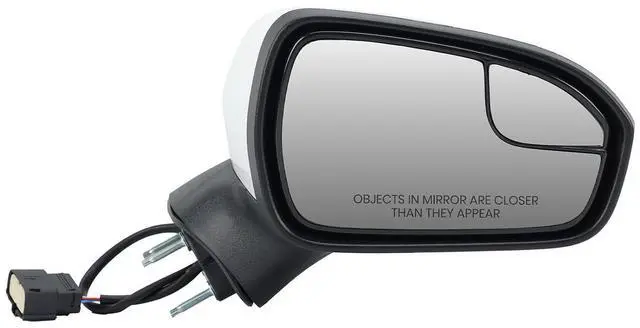Main image of Right Passenger Side Mirror Assembly Compatible with Ford Fusion 2016-2020 Mirrors with Power Manual Folding White 3Pins