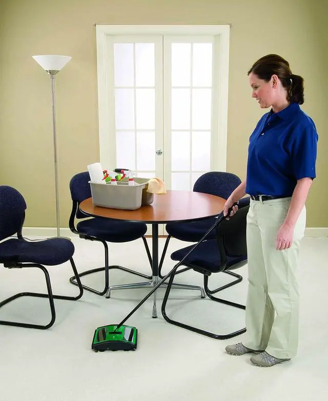 Alt view image 3 of 4 - Bissell Carpet Sweeper, 44in.H, Dual Rubber Rotor