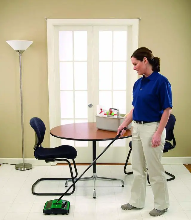 Alt view image 4 of 4 - Bissell Carpet Sweeper, 44in.H, Dual Rubber Rotor