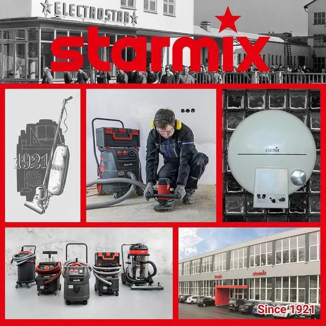Alt view image 7 of 7 - Haaga Starmix 255 Hand Sweeper - Ideal for Smaller Areas with 55cm Sweeping Width - Capacity 1,600 m²/h - Container Volume 20 litres - Beltless Drive with Dual Disc Brushes