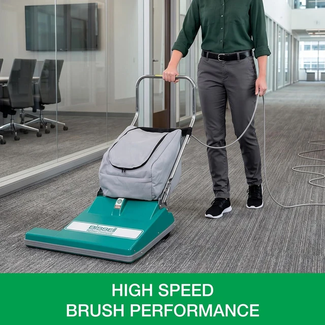 Alt view image 4 of 6 - BISSELL BigGreen Commercial BG-CC28 Extra Wide Vacuum Cleaner, 28" Cleaning Path, 36.5" Height, 29" Length, 36" Width