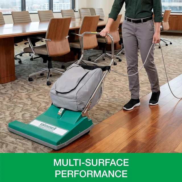 Alt view image 6 of 6 - BISSELL BigGreen Commercial BG-CC28 Extra Wide Vacuum Cleaner, 28" Cleaning Path, 36.5" Height, 29" Length, 36" Width