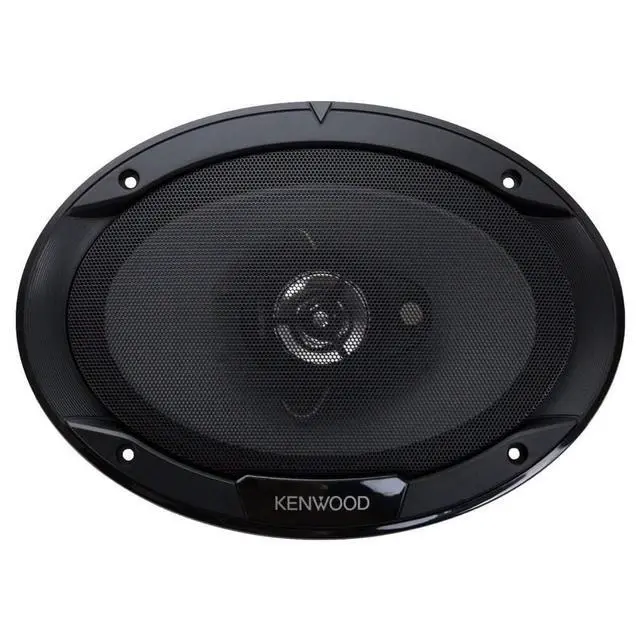 Alt view image 2 of 7 - Kenwood KFC-6966S 6 x 9 Inch 400-Watt 3-Way Flush Mount Coaxial Car Speaker Easy Installation - Pair