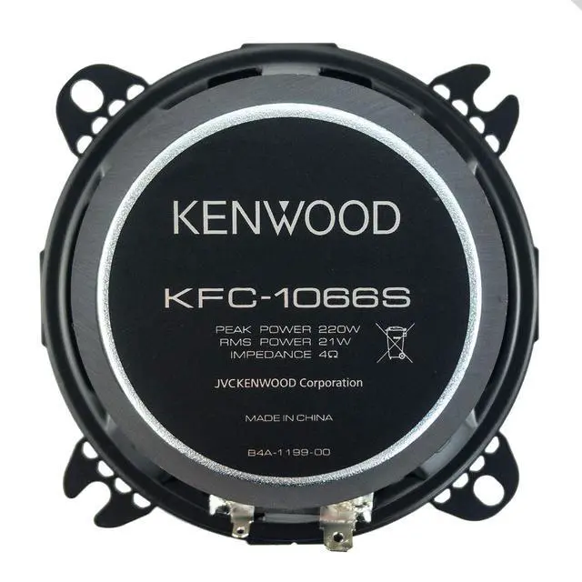 Alt view image 4 of 5 - Kenwood KFC-1066S 4" 2-way Speakers