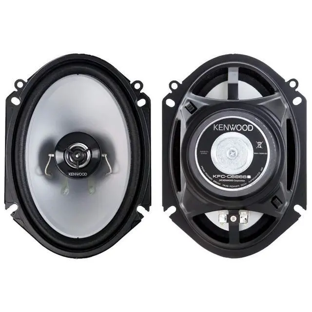 Alt view image 4 of 6 - Kenwood KFCC6866S 6x8 2Way 250 Watt Car Stereo Speakers - Pair