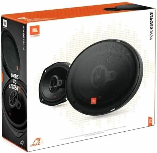 Alt view image 3 of 3 - JBL Stage 9603 420W Max (140W RMS) 6" x 9" 4 ohms Stage Series 3-Way Coaxial Car Audio Speakers