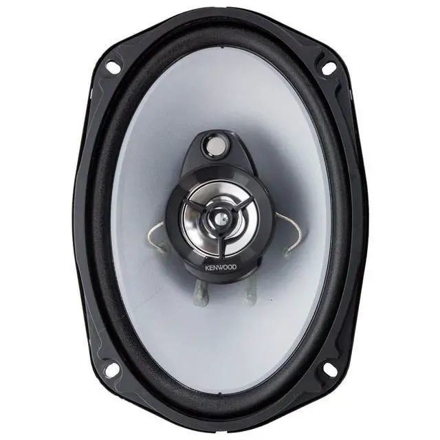 Alt view image 3 of 7 - Kenwood KFC-6966S 6 x 9 Inch 400-Watt 3-Way Flush Mount Coaxial Car Speaker Easy Installation - Pair