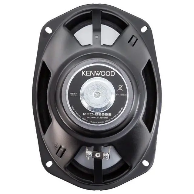 Alt view image 4 of 7 - Kenwood KFC-6966S 6 x 9 Inch 400-Watt 3-Way Flush Mount Coaxial Car Speaker Easy Installation - Pair
