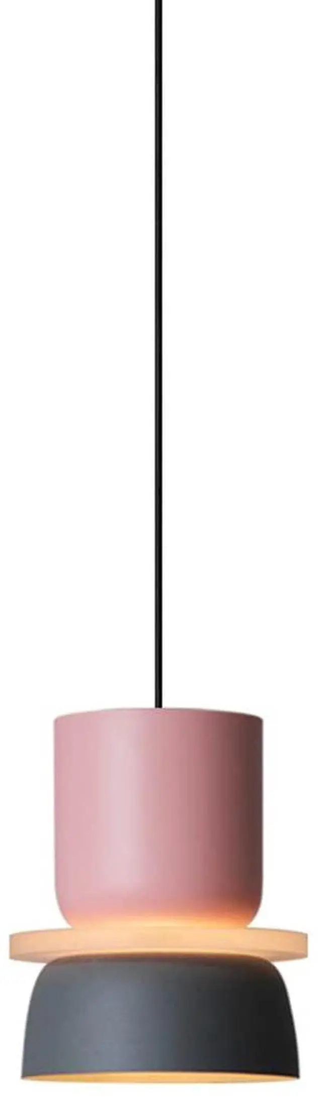 Main image of Nordic Modern Pendant Light,Colorful Pendant Light Fixture,Pink Hanging Light Fixture for Bedroom, Macaron Aluminum Finish, Mid Century Hanging Light for Kitchen Island, Dining Room