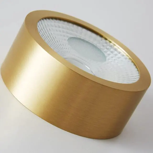 Alt view image 7 of 7 - Hallway Ceiling Light fixtures Flush Mount Modern Mini Ceiling lamp Brass Close to Ceiling Lights LED Flush Mount Ceiling Light Gold 9W Warm Light for Bedroom Living Room Entryway