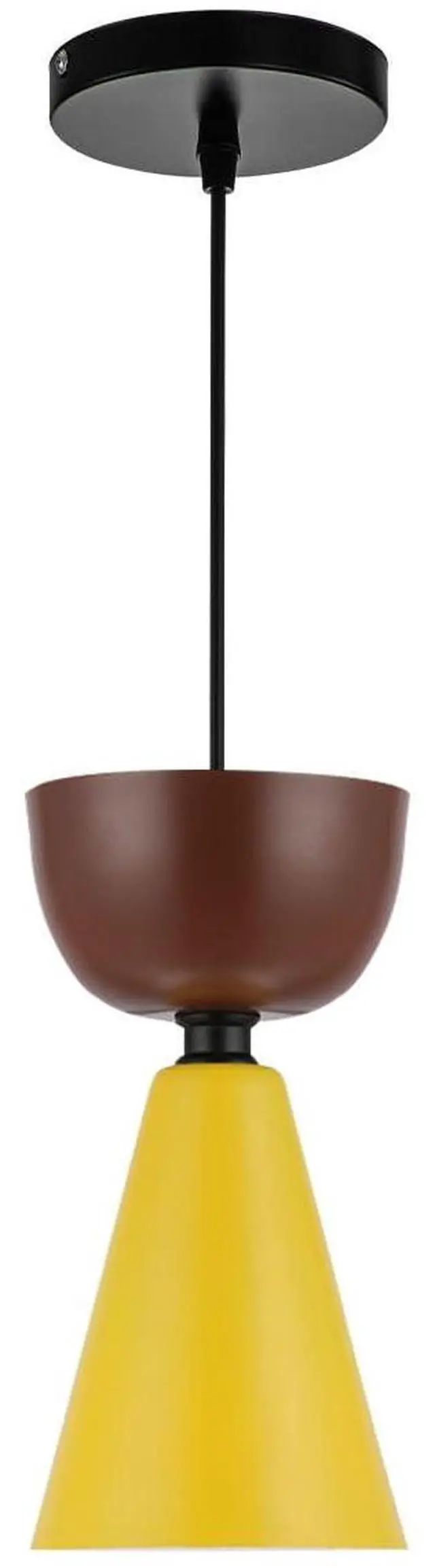 Main image of Colorful Chandelier Pendant Light Nordic Pendant Lights with Macaron Color Barn Shade Mid Century Modern Ceiling Lights Colorful Hanging Pendant Lighting for Dining Room Kitchen Island