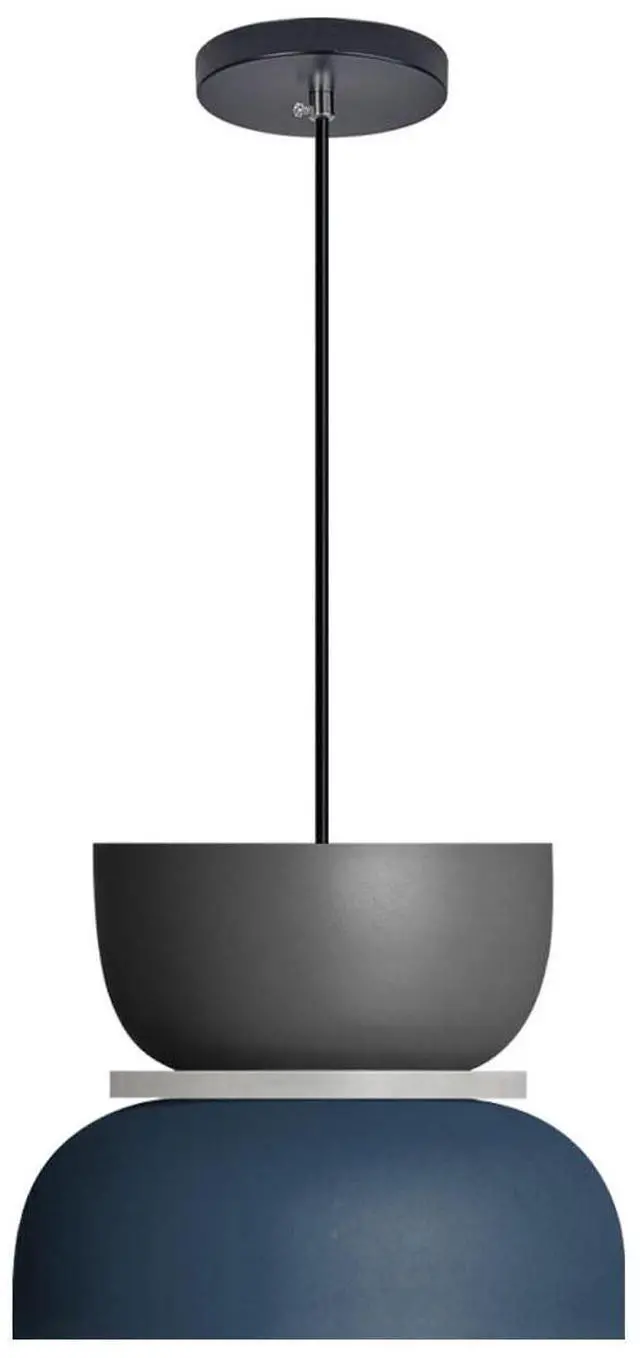 Main image of Nordic Modern Macaron Pendant Light Colorful Chandelier Pendant Lamp with Black Blue Barn Shade Mid Century Pendant Lighting Deco for Dining Room Farmhouse Kitchen Island