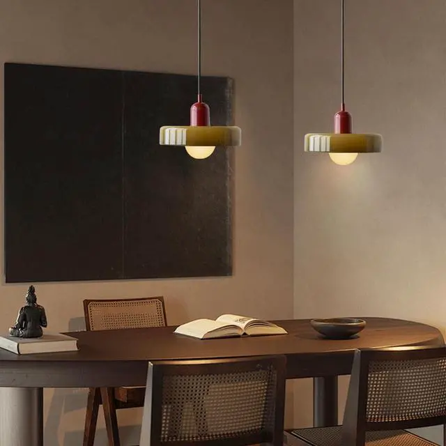 Alt view image 6 of 7 - Plug Hanging Lamp Green Glass Pendant Light Plug in Cord Modern Kitchen Island Plug Pendant Lights with Cord On/Off Switch Mid Century Plug in Pendant lamp for Dining Room
