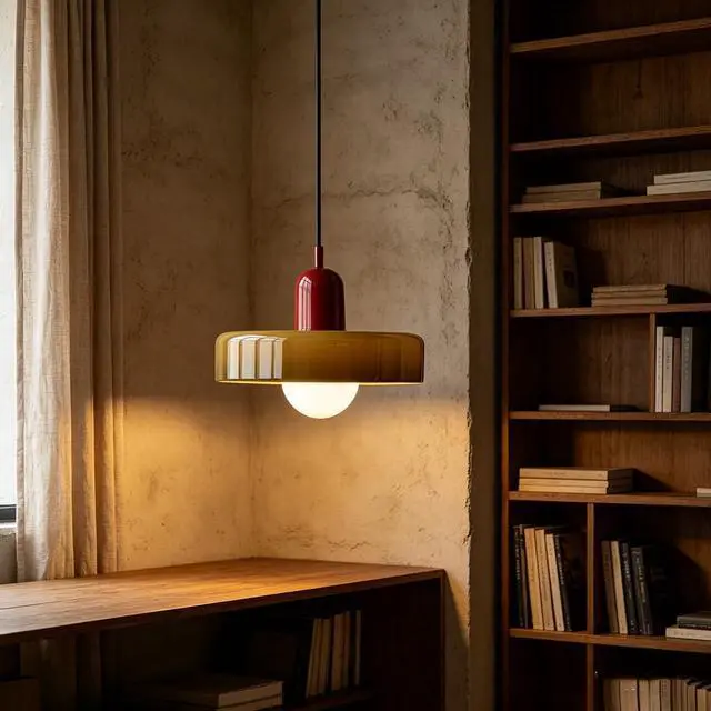 Alt view image 5 of 7 - Green Glass Plug in Hanging Lamp Living Room Mid Century Pendant Light Plug in Cord Modern Kitchen Island Plug Pendant Lights with 14.7ft Cord On/Off Switch Plug in Pendant lamp