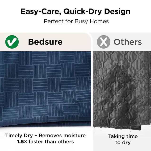 Alt view image 6 of 7 - Waterproof Bed Cover for Bed and Dogs Quick Drying, 82x102IN | Waterproof Blanket Washable for Large Dogs King Bed Cozy, Lightweight Furniture Protector for Pet Cat, Ash Grey