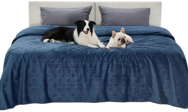 Main image of Waterproof Bed Cover for Bed and Dogs Quick Drying82x120IN | Waterproof Blanket Washable for Large Dogs Cal King Bed Cozy, Lightweight Furniture Protector for Pet Cat, Ash Grey