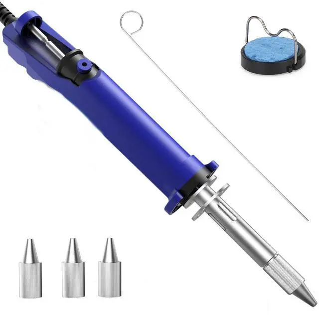 Main image of 929D VI 180W Electric Desoldering Iron Tool Temperature Controlled with Removable Solder Sucker with 3 Nozzles Pump Function Soldering Iron