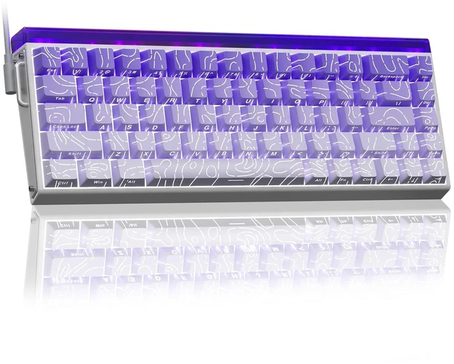 Main image of Hero 68 HE 60% Gaming Keyboard Wired, Hall Effect Magnetic Switch Keyboard with Adjustable Actuation, Fast Trigger Mode, 8K Hz Polling Rate, 0.125ms Latency,Side Printed PBT Keycaps, RGB Backlit