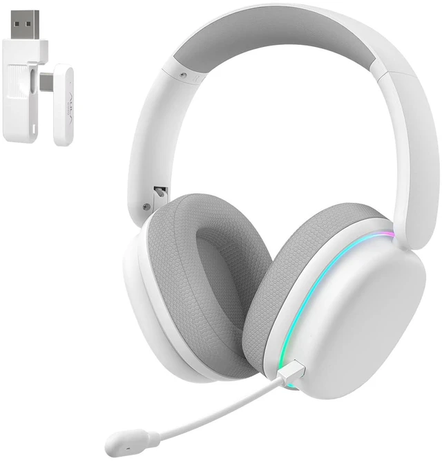 Alt view image 4 of 5 - Wireless Keyboard and Headset Combo, F75 Mechanical Keyboard G7 Pro Wireless Headset